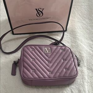 Pre Owned Victoria's Secret Purple Crossbody Bag